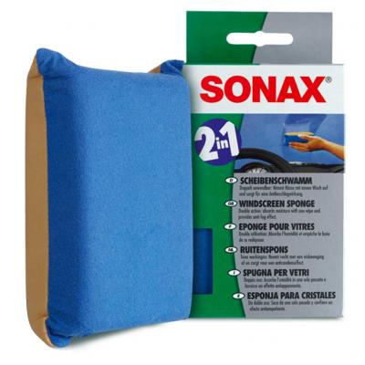 SONAX 417100 Windscreen Sponge, szlvdtisztt szivacs 2in1, 1 db Autpols alkatrsz vsrls, rak